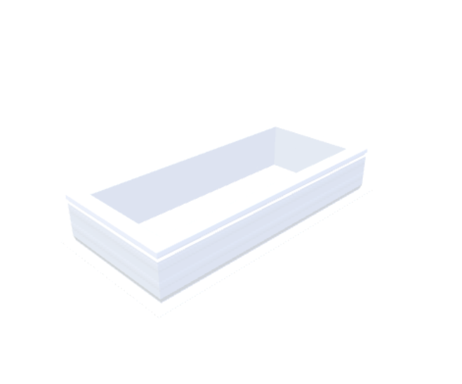 PVC-Aufsatzkranz 40x100 cm - Skylux